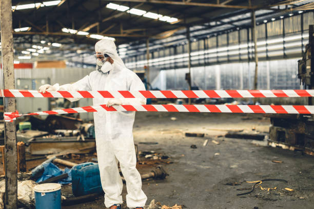 Professional Infectious Disease Decontamination technician working in Brookhaven, GA